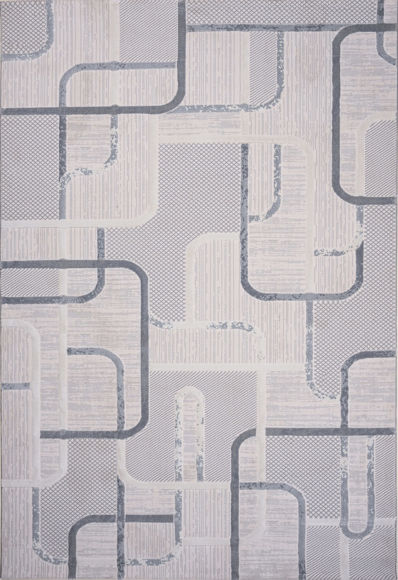 Εικόνα της XAΛΙ OSLO 5385/SF456 IVORY/L.GREY 200X290