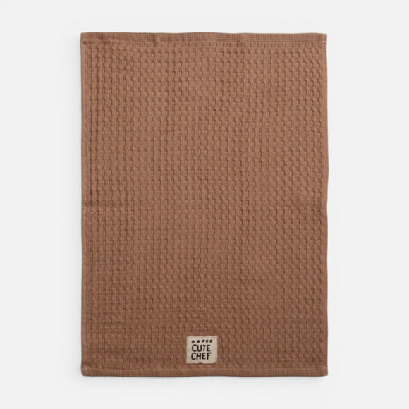 Εικόνα της Ποτηρόπανο Cute Chef 45x68 Brown