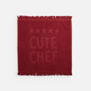 Εικόνα της Ποτηρόπανο Cute Chef 50x50 Bordo
