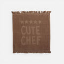 Εικόνα της Ποτηρόπανο Cute Chef 50x50 Brown