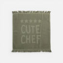 Εικόνα της Ποτηρόπανο Cute Chef 50x50 Green