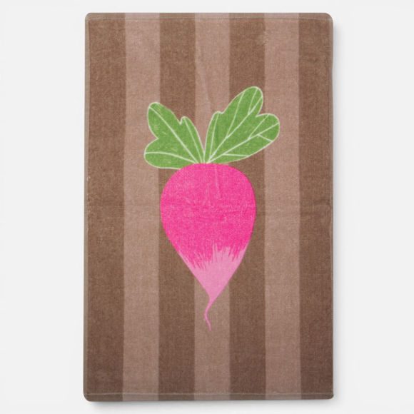 Εικόνα της Ποτηρόπανο Βελουτέ Radish 40x60 Brown