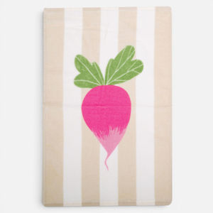 Εικόνα της Ποτηρόπανο Βελουτέ Radish 40x60 Ecru