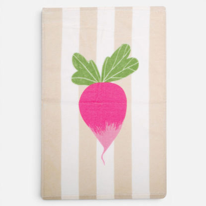 Εικόνα της Ποτηρόπανο Βελουτέ Radish 40x60 Ecru