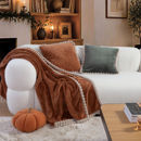 Εικόνα της Κουβερτάκι Καναπέ Pompozia 130x180 Camel