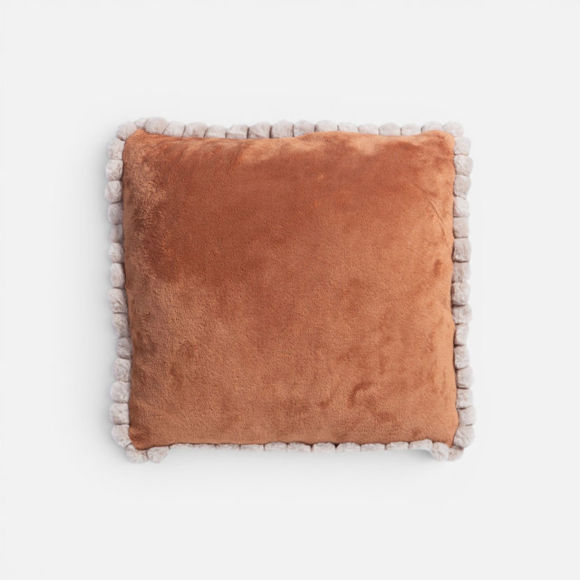 Εικόνα της Μαξιλάρι Διακοσμητικό Pompozia 45x45 Camel