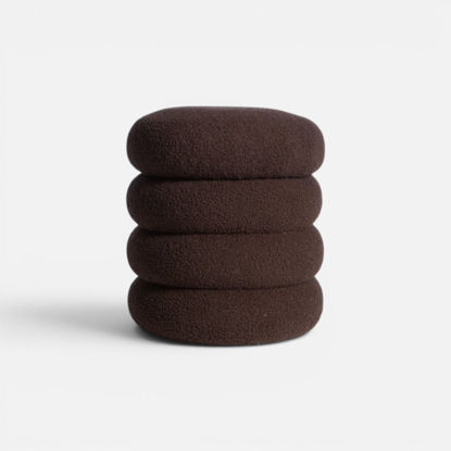 Εικόνα της Μπουκλέ Σκαμπό Stool 35x40 Brown