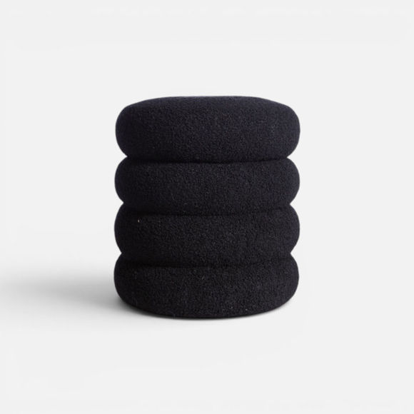 Εικόνα της Μπουκλέ Σκαμπό Stool 35x40 Black