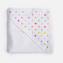 Εικόνα της Κάπα Βρεφική Dots 75x75 Ecru/Pink