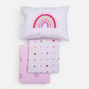 Εικόνα της Σετ Σεντόνια Κούνιας Βρεφικά Baby Dots Ecru/Pink