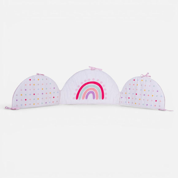 Εικόνα της Πάντα Κούνιας Baby Dots Ecru/Pink