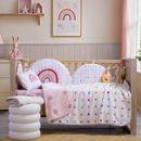 Εικόνα της Κουβέρτα Βρεφική Κούνιας Baby Dots Pink 100x140