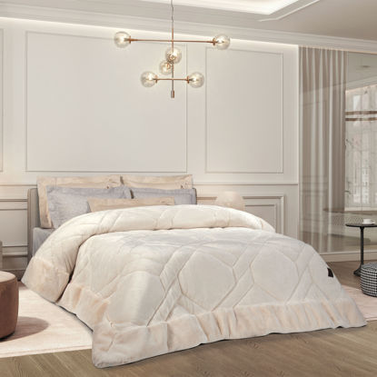 Εικόνα της GREENWICH POLO CLUB ΚΟΥΒΕΡΤΟΠΑΠΛΩΜΑ RABBIT FAUX FUR PREMIUM 240X250 4461