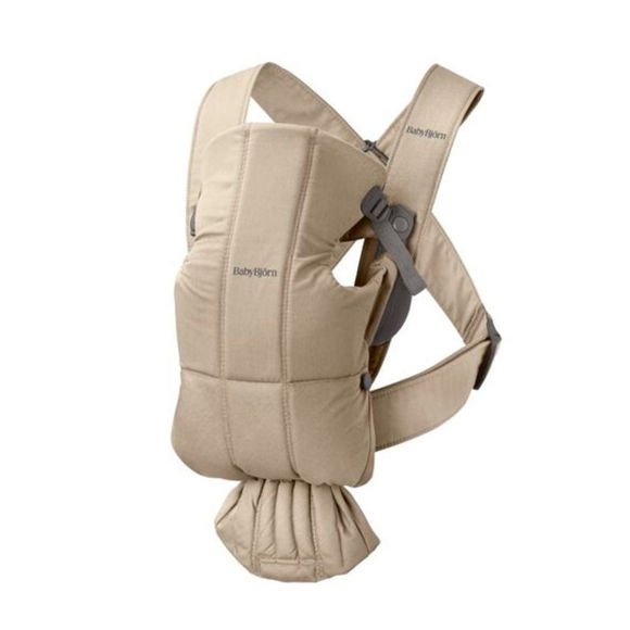 Εικόνα της BabyBjorn Μάρσιπος Mini Woven, Beige