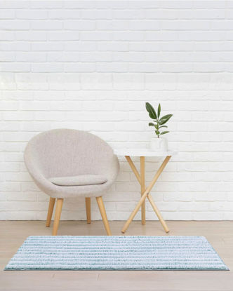 Εικόνα της Αντιολισθητικό Χαλάκι Misty - Smooth Green 70x130