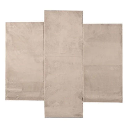 Εικόνα της Σετ Κρεβατοκάμαρας (3τμχ) Pol Rugs & Mats Como Beige