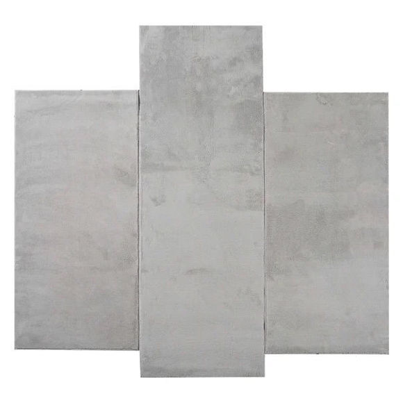 Εικόνα της Σετ (3τμχ) Pol Rugs & Mats Como Grey