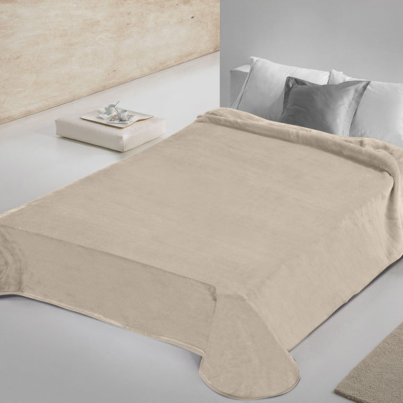 Εικόνα της Adam Home 700 Κουβέρτα Βελουτέ King Size 260x240εκ. Cappuccino